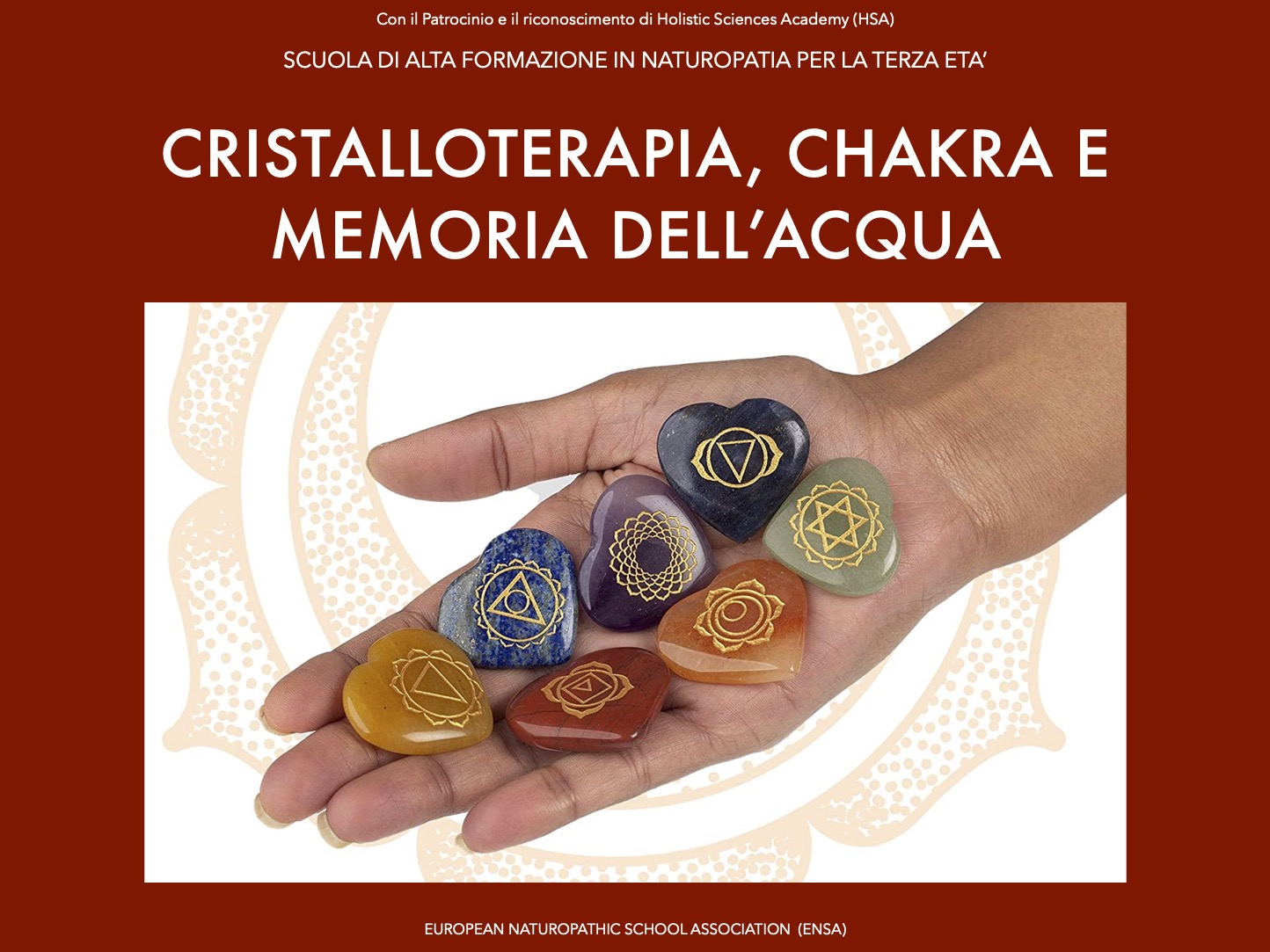 Cristalloterapia, chakra e memoria dell’acqua